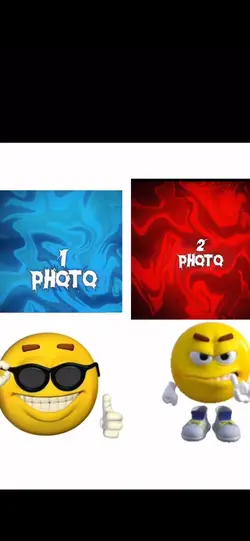 Happy vs mad emojis