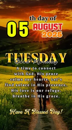 Tuesday, AUG. 05
