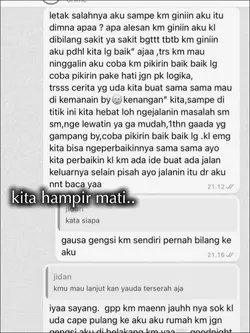 kita hampir mati