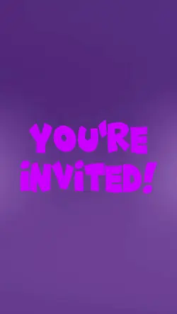birthday invitation