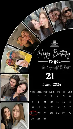 BIRTHDAY 21 JUNE