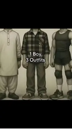 1 boy 2 outfits