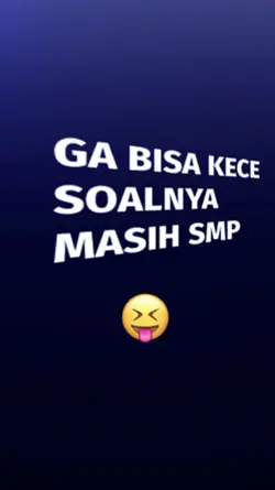 ga bisa kece soalnya