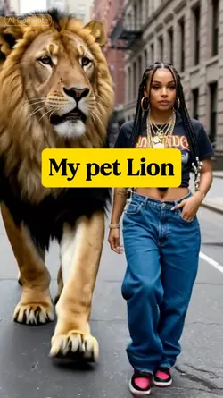 My pet Lion