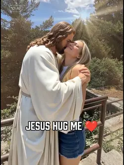 Jesus hug me 