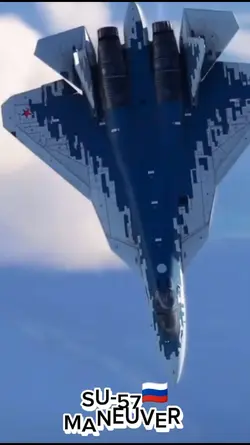 SU-57 MANEUVER 