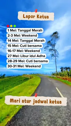 Mari atur jadwal ket
