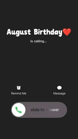 August Birthday