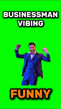 Business man dancing