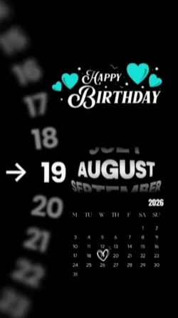 HBD 19 AUGUST