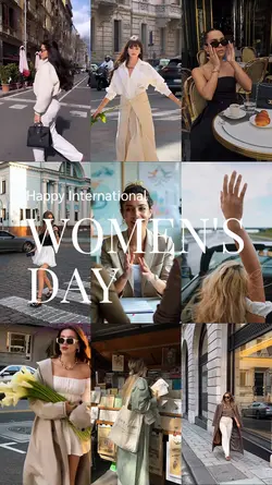 women's day collage