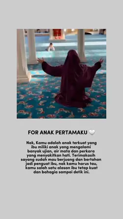 For anak pertamaku 