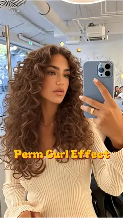 Perm Curl Effect