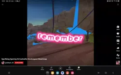 Remember...
