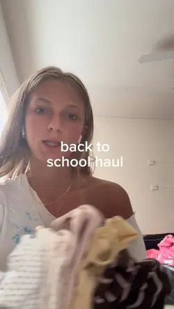 back to school haul 