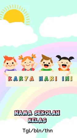 Hasil karya tk paud
