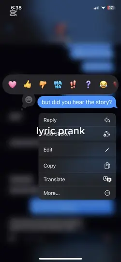 lyric prank