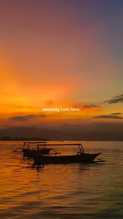 mentally I am here