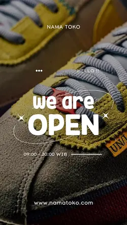 we are open