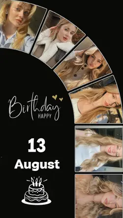 Birthday 13 August