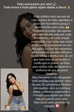 parabéns pra mim