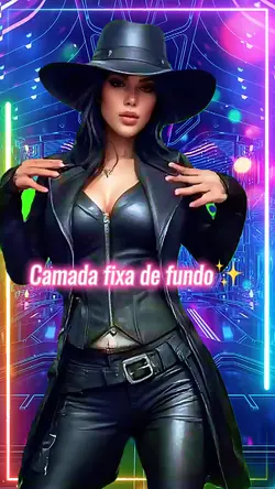 Camada fixa de fundo