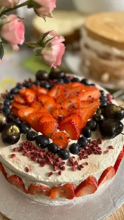 Birthday cake. 