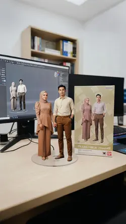 Viral 3D miniatur