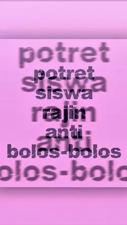 potret siswa rajin