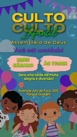 CULTO DAS CRIANÇAS 
