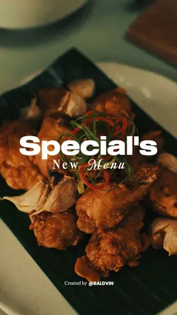 Special's new menu