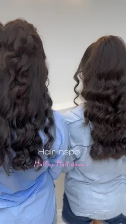 Half up half down