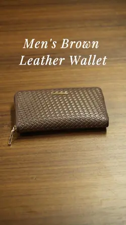 Men's Brown Leather Wallet