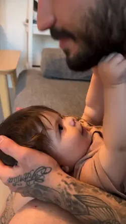 dady and baby
