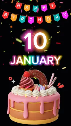 Birthday 10 JANUARY