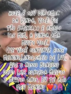 Aniversário afilhado
