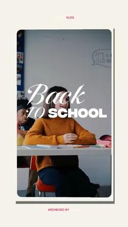 BACK TO SCHOOL