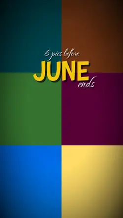 6 pics June ends