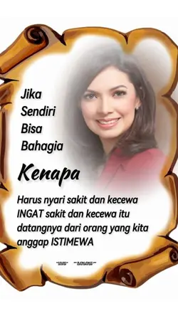 Jika sendiri bahagia