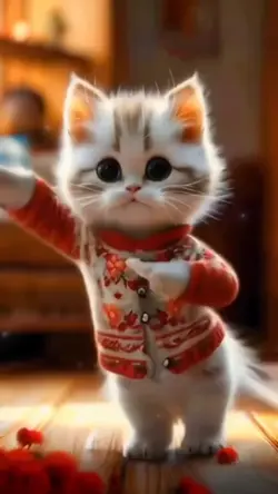 Dancing cat