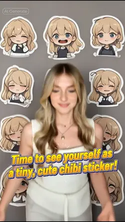 Chibi sticker