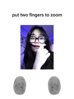 put two fingers