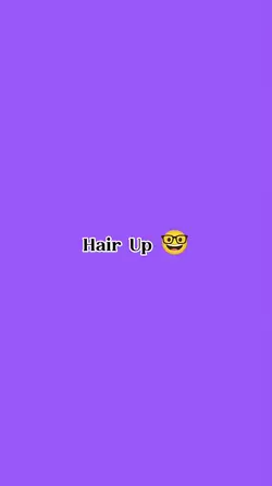 hair up