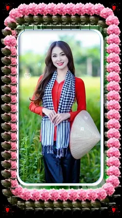 Khung hình hoa đẹp 