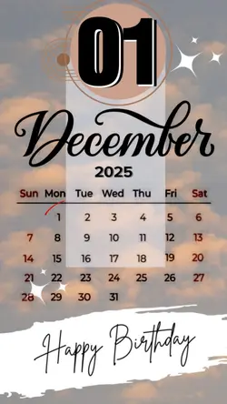 brithday 01 dec 2025