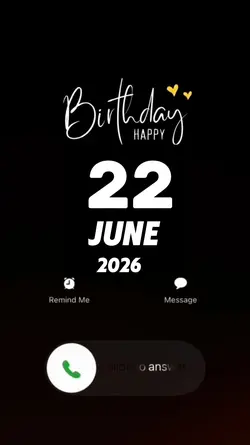 Hbd 22 June 2026 