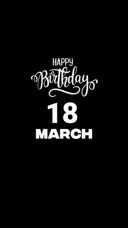 HBD 18 MARCH 2026