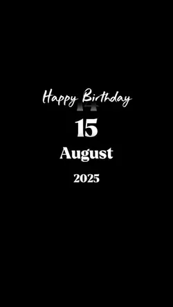 Hbd 15 august 2025