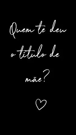 Quem te deu o título
