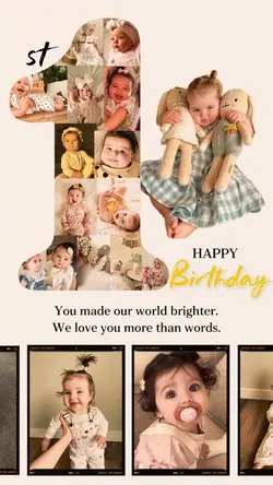 Happy 1st birthday 